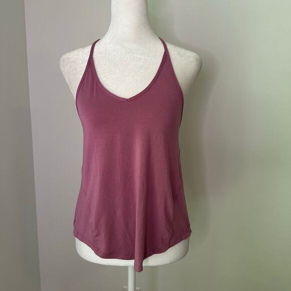 Lululemon mauve purple sleeveless tie back spaghetti strap tank top - Picture 2 of 9